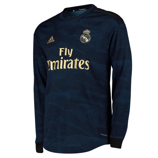 Camiseta Real Madrid Segunda equipación ML 2019-2020 Azul